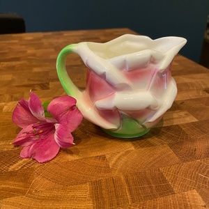 Vintage 1950s Countess Rose Creamer with original label - Made in Japan